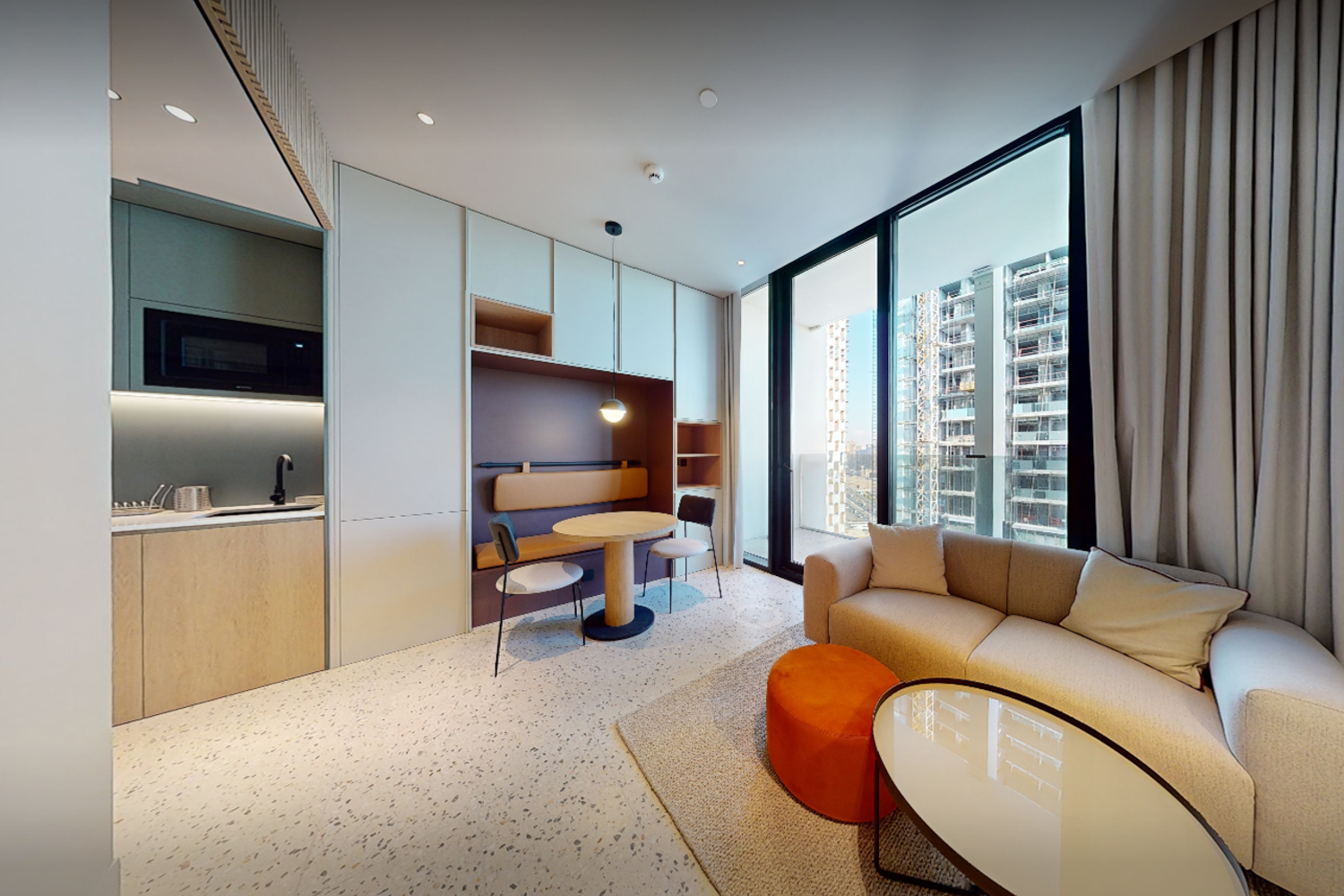 Studio Apartment in Upside Living