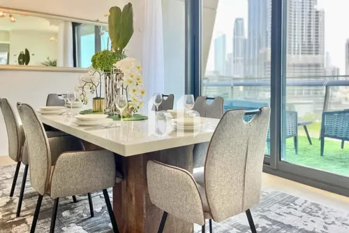 Luxury 3BR + Maid | Full Burj View | Furnished