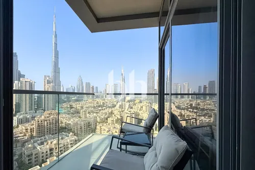 Corner Unit | Furnished | Full Burj Khalifa view