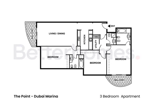 2 Bedrooms Apartment in The Point