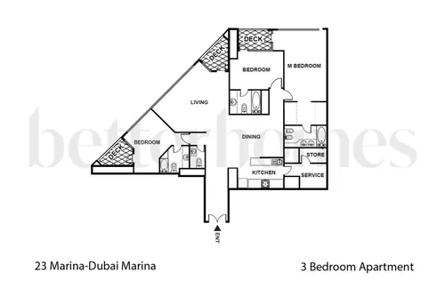 3 Bedrooms Apartment in 23 Marina