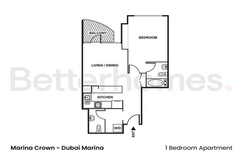 1 Bedroom Apartment in Marina Crown