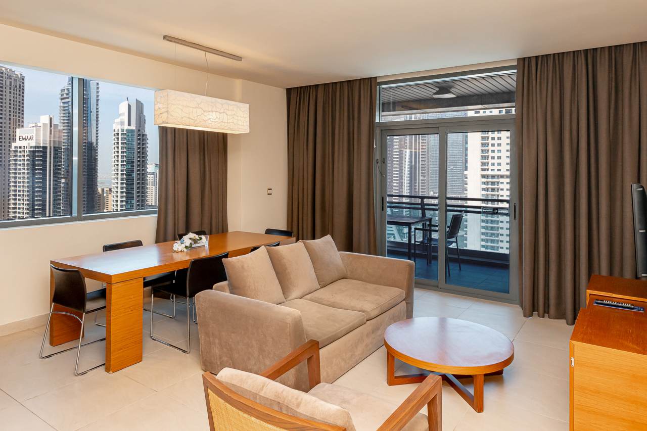2 Bedrooms Hotel Apartment in The Radisson Blu Residence Dubai Marina