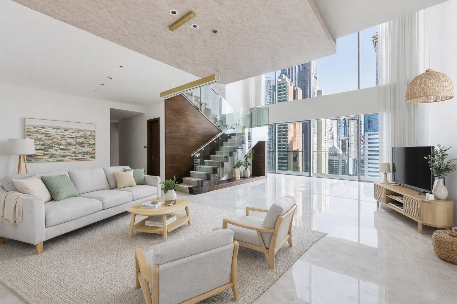 4 Bedrooms Penthouse in Marina Gate 1