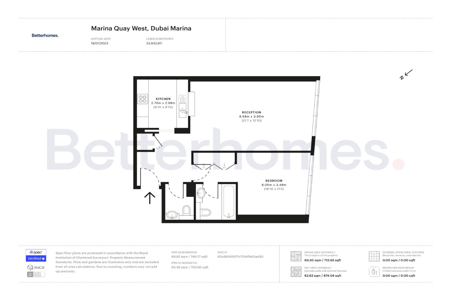 1 Bedroom Apartment in Marina Quays West