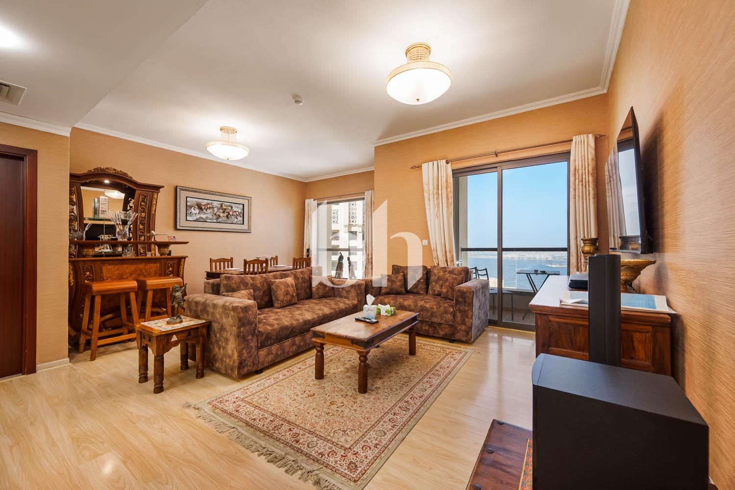 Furnished | High Floor 2BDR | Full Sea & Ain Views