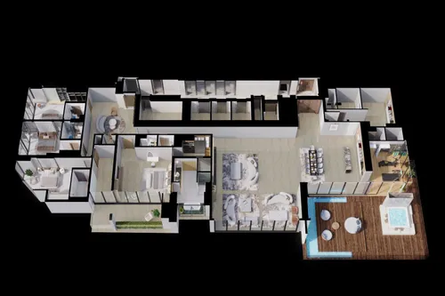 3 Bedrooms Apartment in Me Do Re Tower