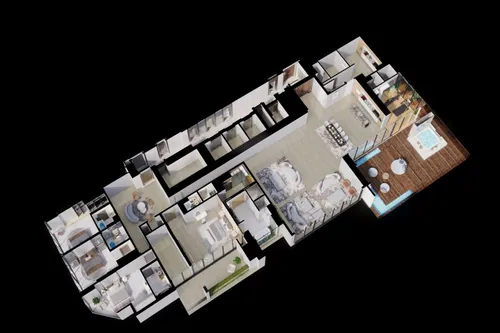 3 Bedrooms Apartment in Me Do Re Tower