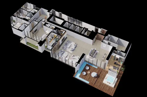 3 Bedrooms Apartment in Me Do Re Tower