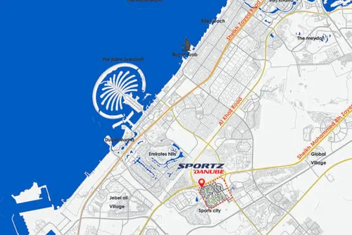  Apartment in Sportz By Danube Tower 1