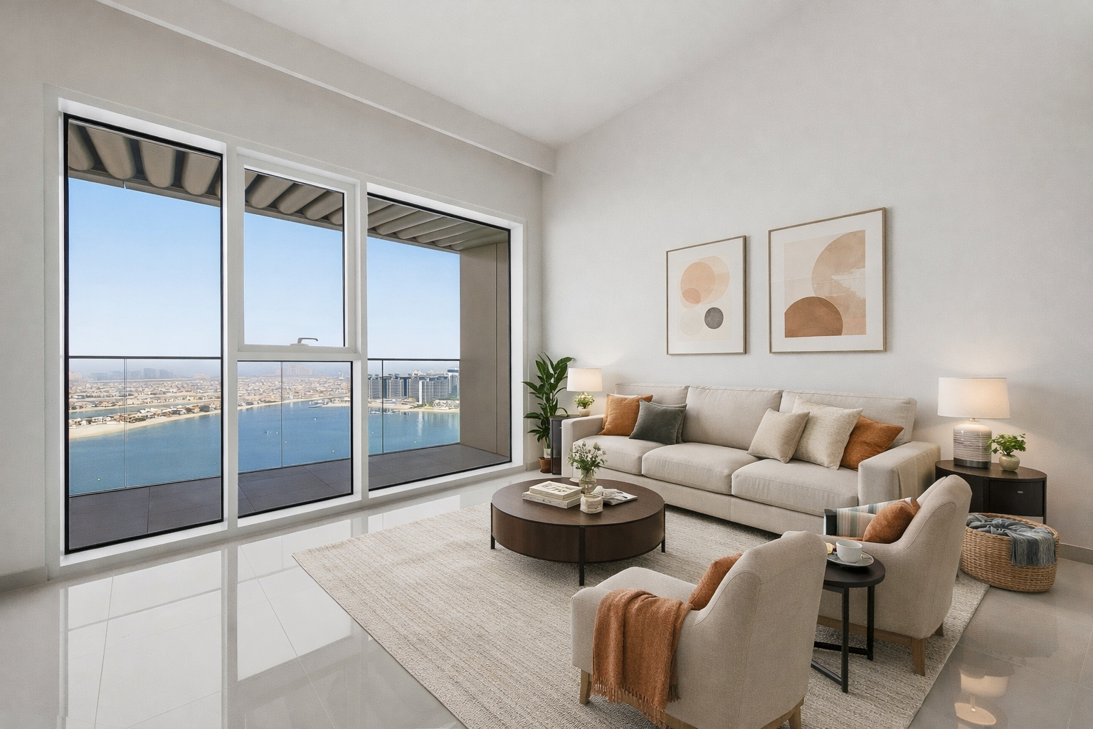 2 Bedrooms Apartment in Grand Bleu Tower 1