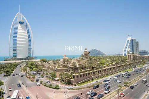 Fully Upgraded | Facing Burj Al Arab | Vacant Now