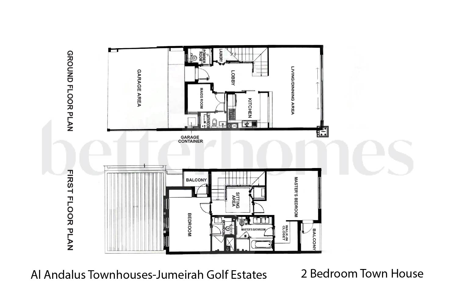 2 Bedrooms Townhouse in Al Andalus Townhouses
