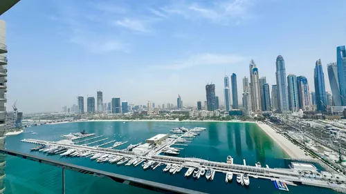 Upgraded 2BR | Seafront | Marina View | High Floor