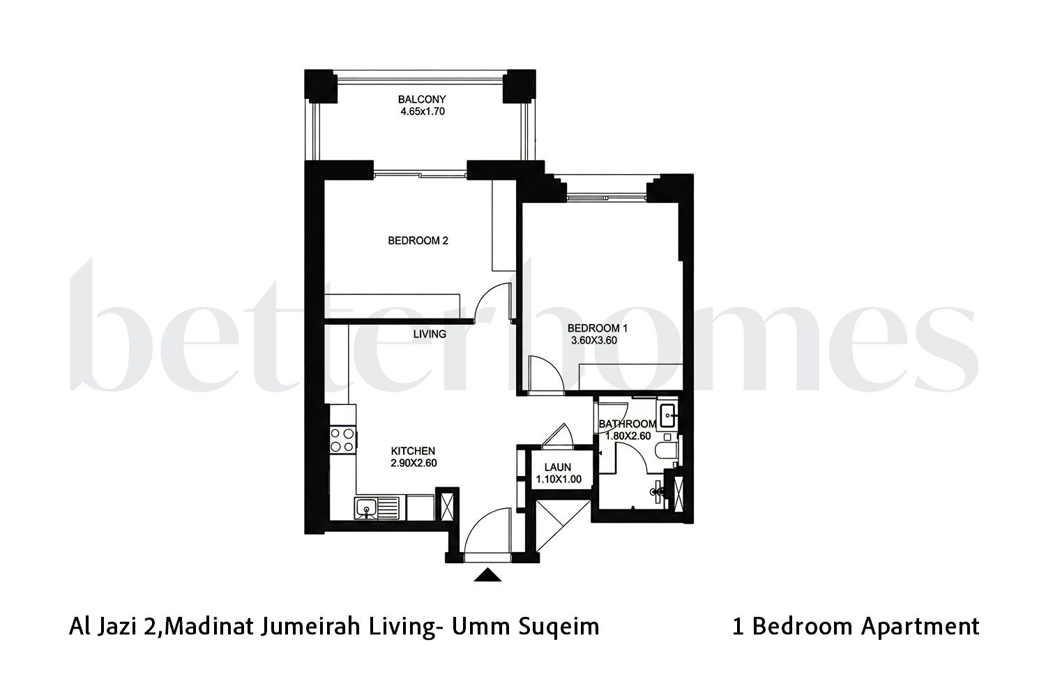 1 Bedroom Apartment in Al Jazi 2