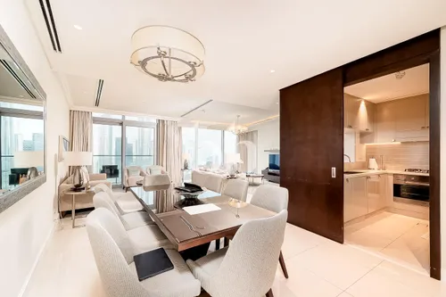 Burj Khalifa and Fountain View | Furnished