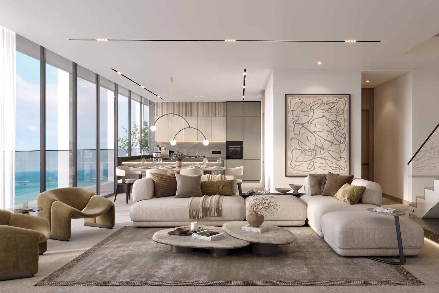 2 Bedrooms Duplex in Opula Residence