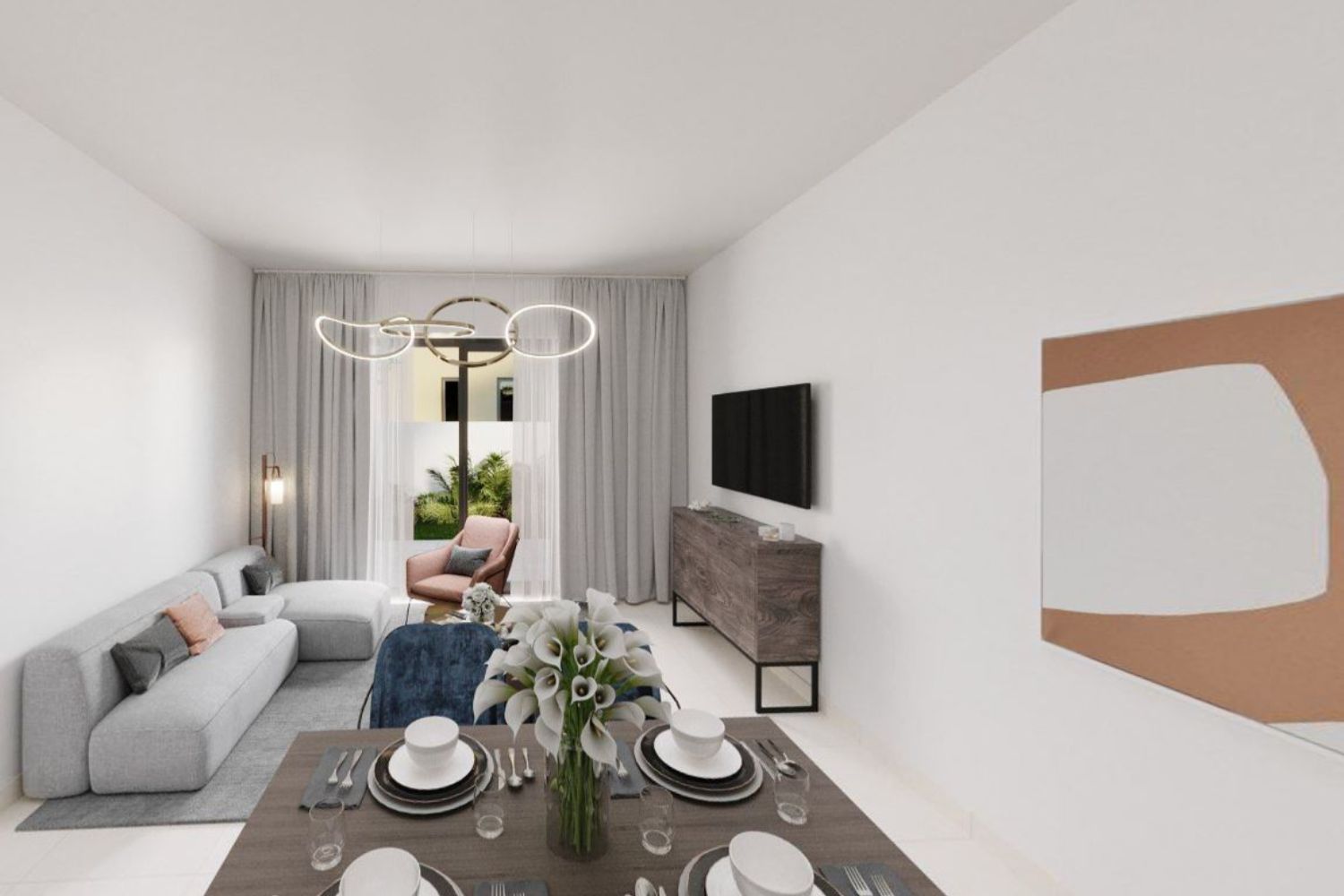 2 Bedrooms Townhouse in Yas Park Gate