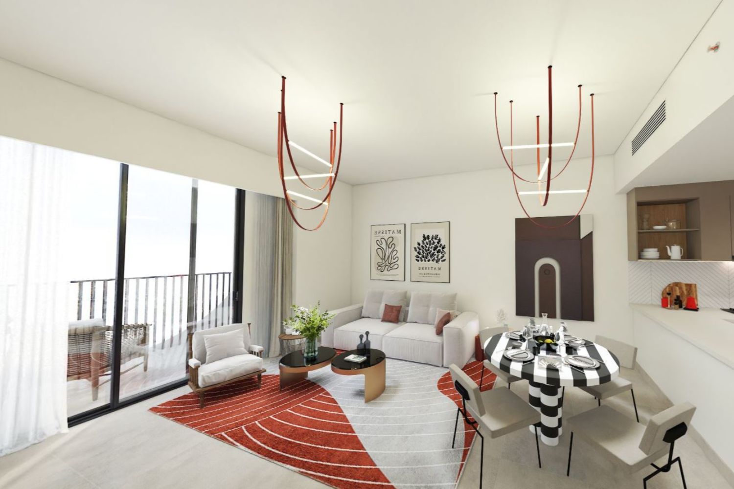 2 Bedrooms Apartment in Yas Living