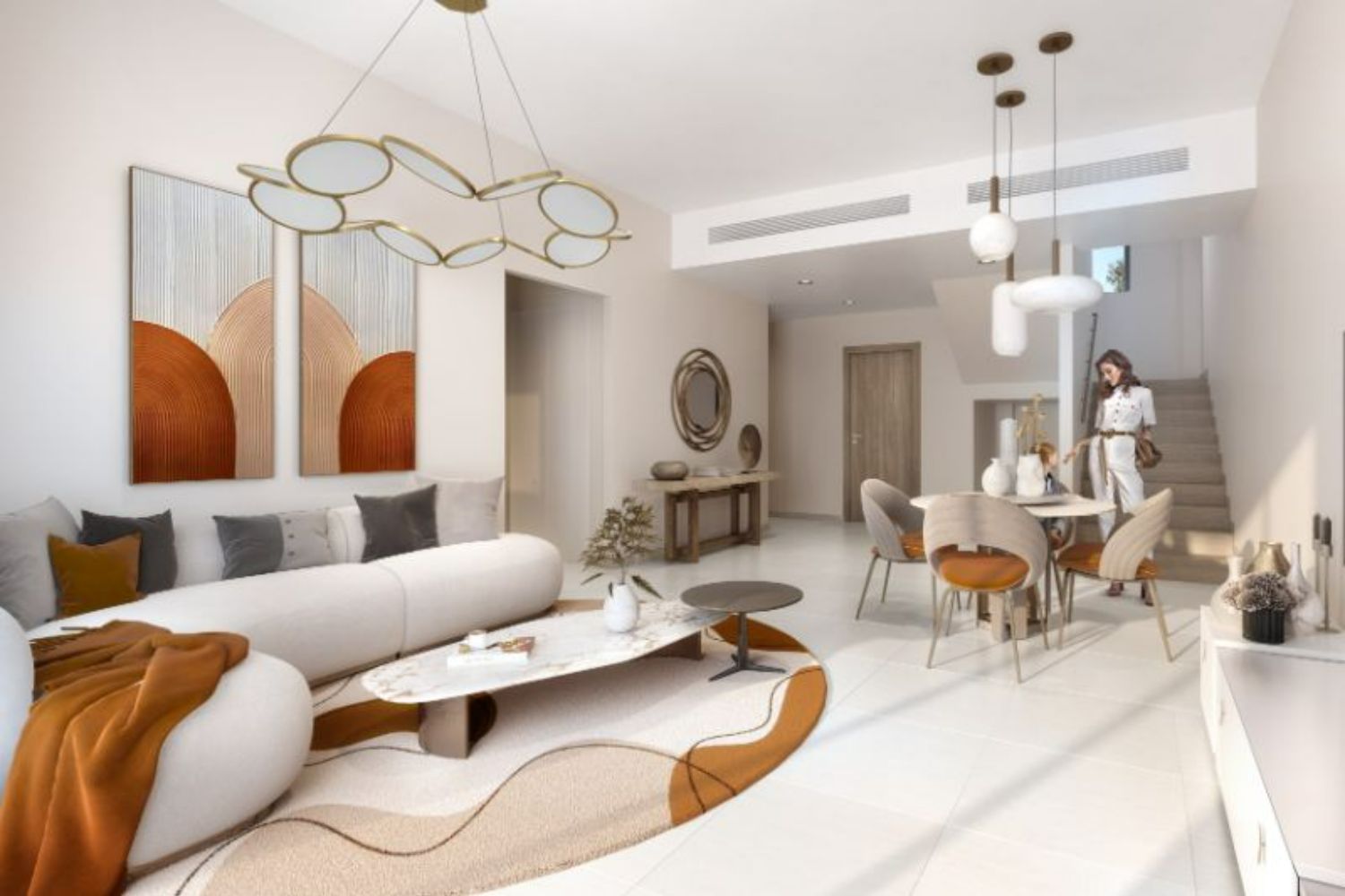 3 Bedrooms Townhouse in Yas Park Gate