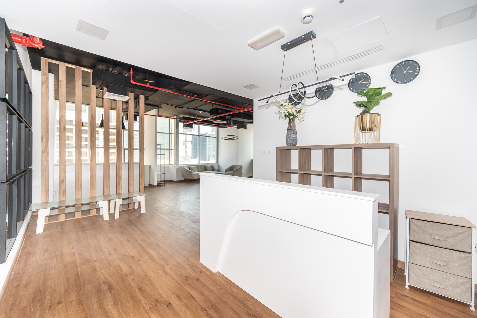 Semi-furnished Office | Community View | Vacant