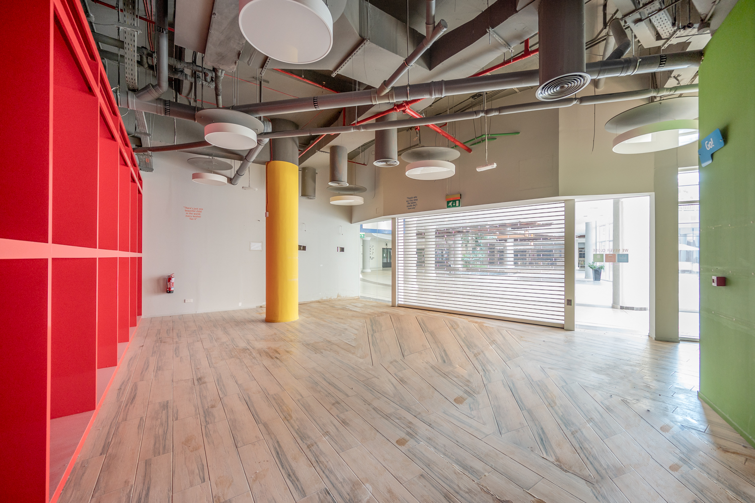 Retail for rent in Reportage Village Khalifa City at 416,250 AED per year