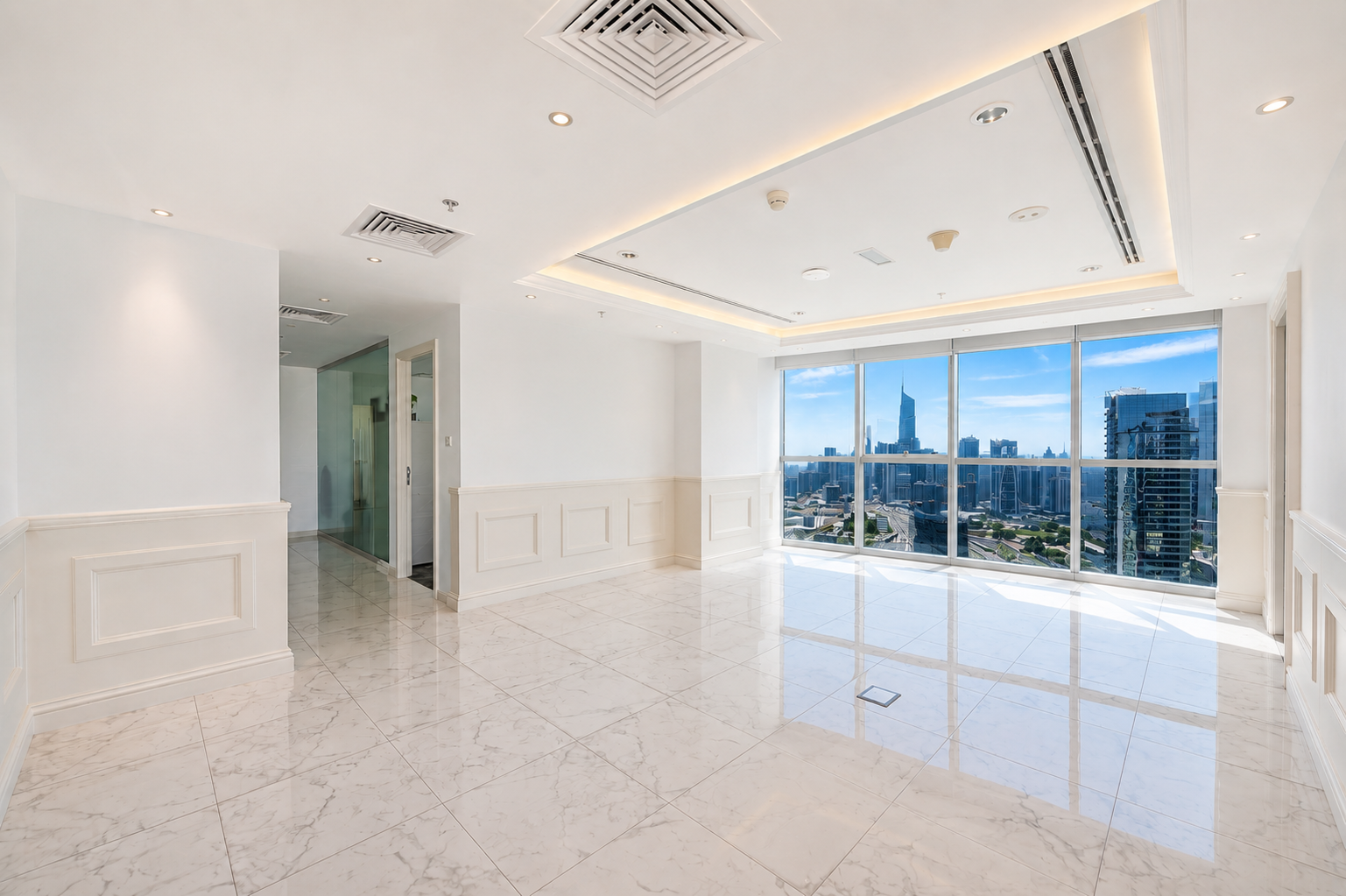 Office for rent in Swiss Tower at 425,000 AED per year