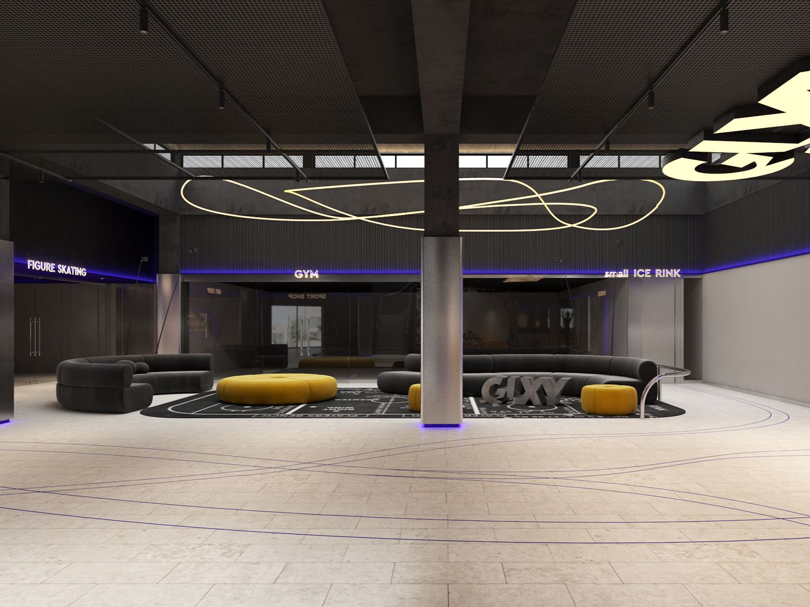 Shop for rent in Shop In Al Nasr Sports Club at 3,700,000 AED per year