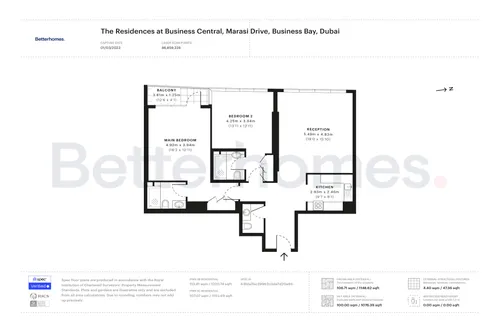 2 Bedrooms Apartment in The Residences at Business Central