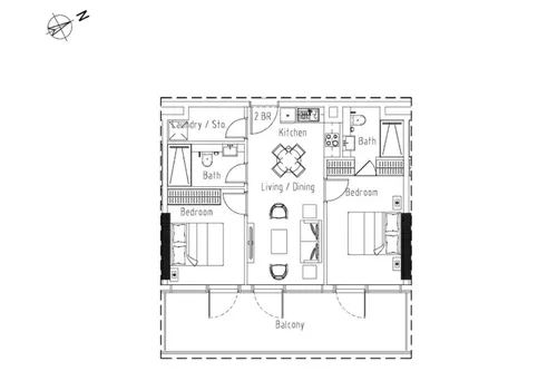 2 Bedrooms Apartment in Vera Residences