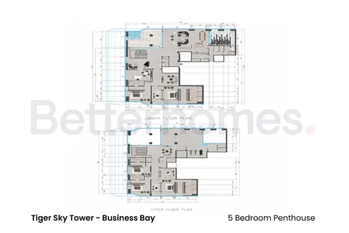 5 Bedrooms Penthouse in Tiger Sky Tower
