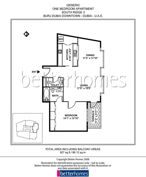1 Bedroom Apartment in South Ridge 3