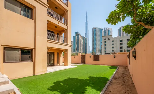 Unique 1BR+Garden | Corner Layout | Burj View