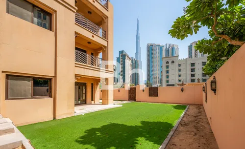 Unique 1BR+Garden | Corner Layout | Burj View