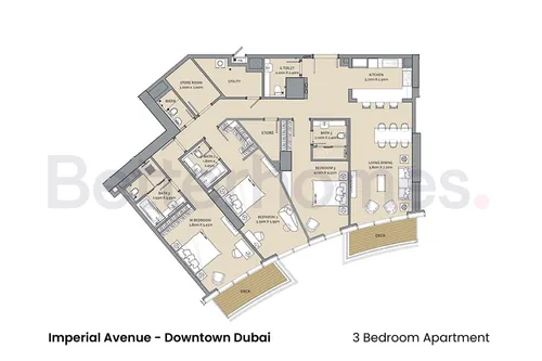 3 Bedrooms Apartment in Imperial Avenue