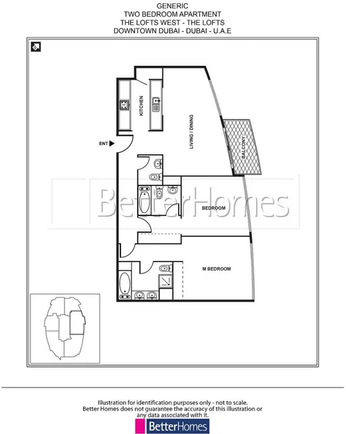2 Bedrooms Apartment in The Lofts West
