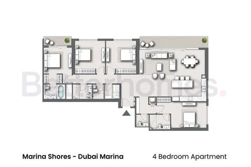 4 Bedrooms Apartment in Marina Shores