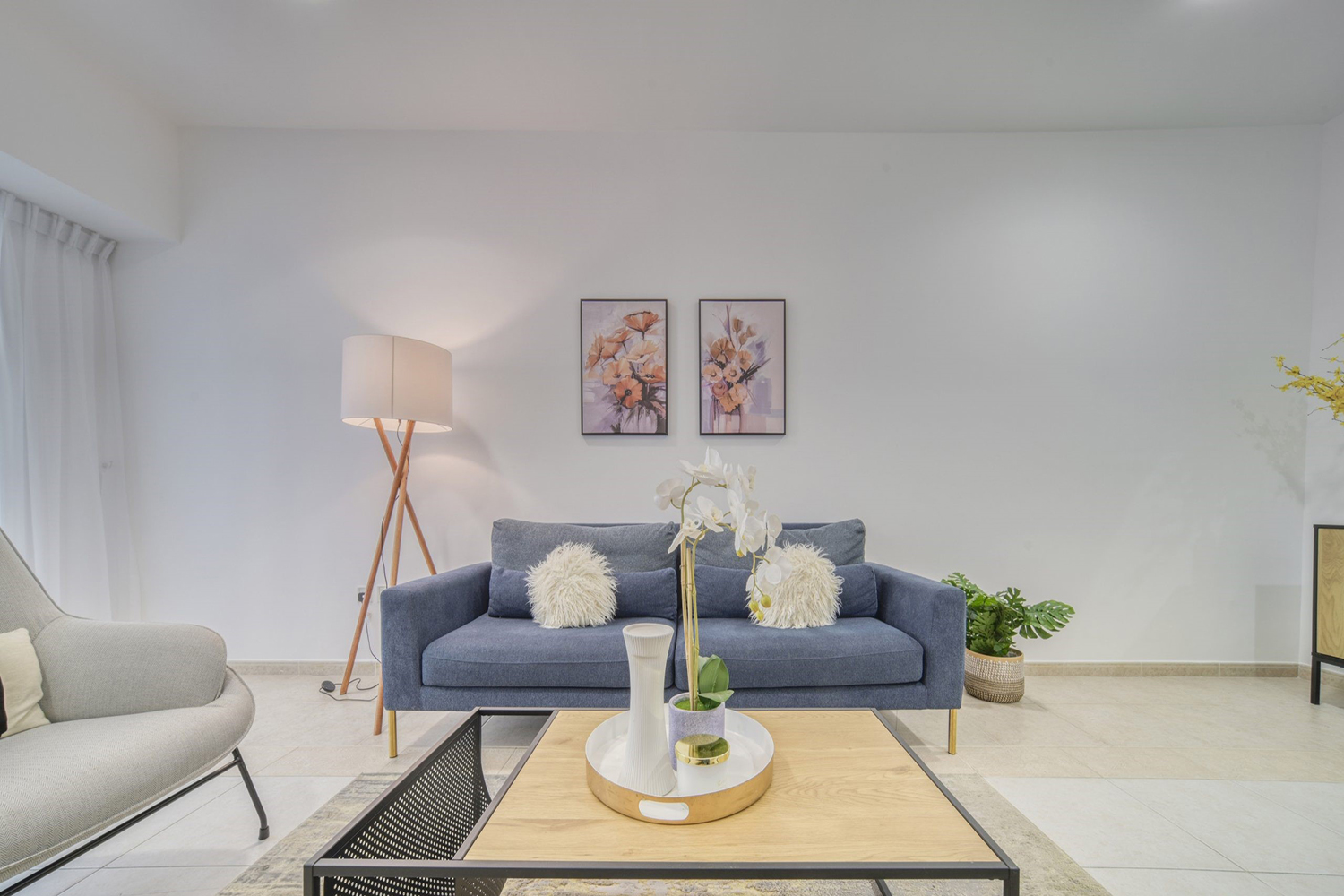 Furnished 2BR | High Floor | Partial Marina View