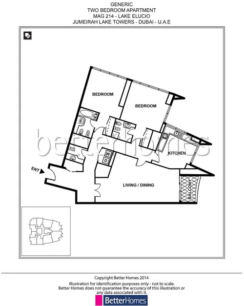 2 Bedrooms Apartment in MAG 214