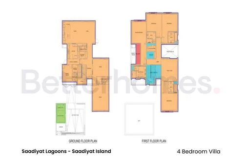 4 Bedrooms Villa in Saadiyat Lagoons Phase 2