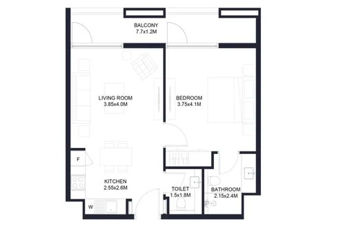 1 Bedroom Apartment in Tiraz