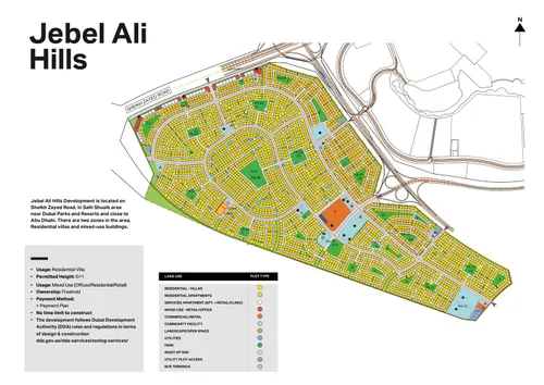 Land in Jebel Ali Hills
