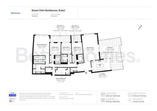 4 Bedrooms Penthouse in Dream Palm Residence