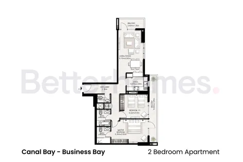 2 Bedrooms Apartment in Canal Bay