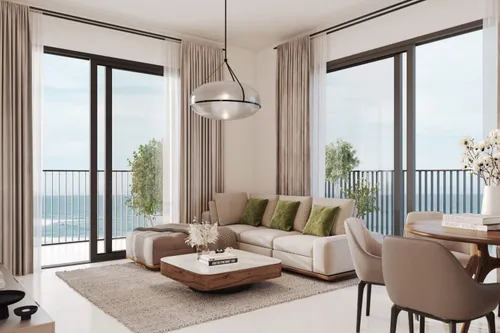 Resale | Sea View 3BR +Maid + 4 Baths + 2 Parkings